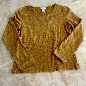 Talbots patterned shirt